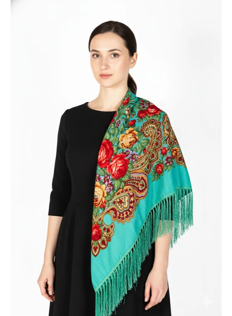 Bidani Royal Emerald Russian Shawl